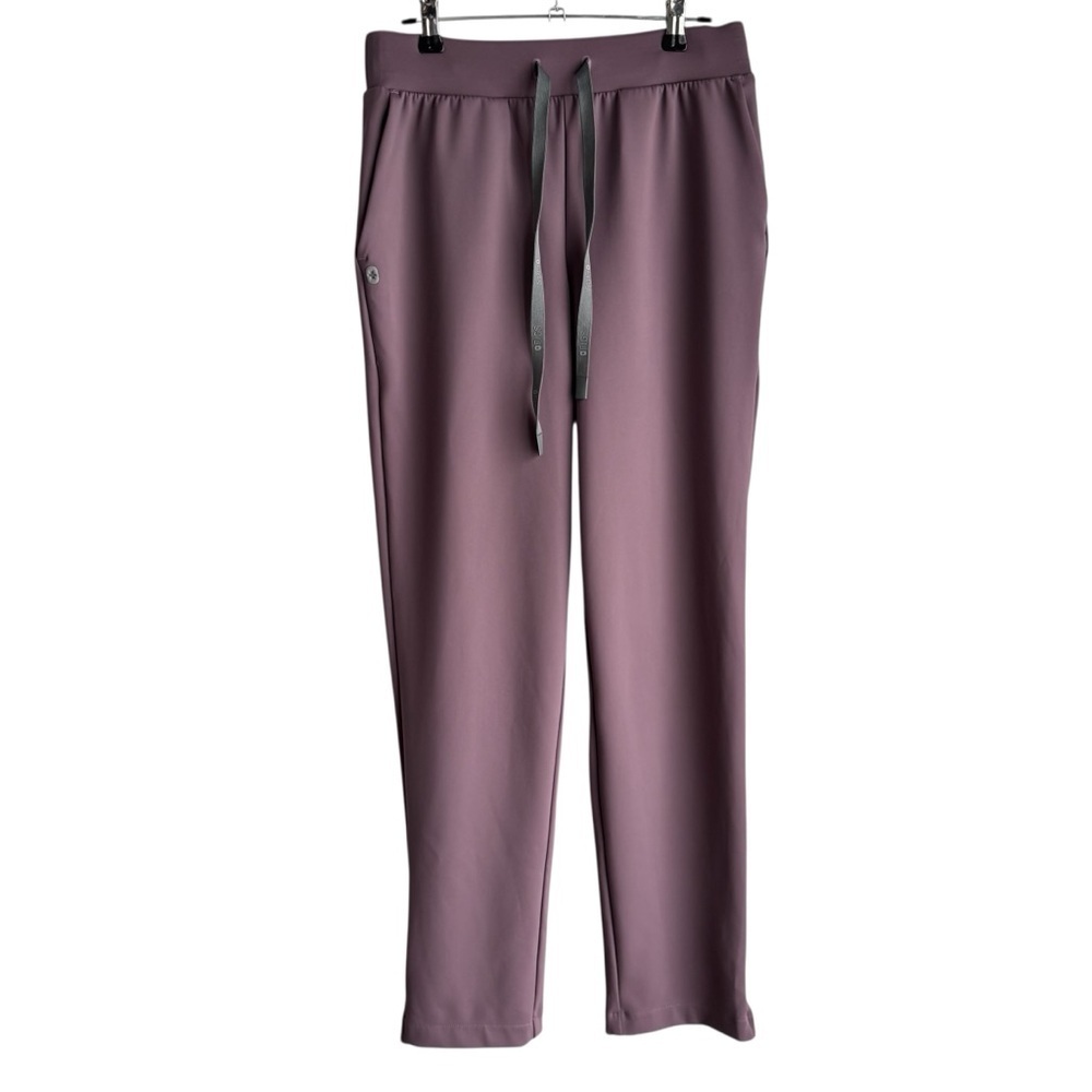 Figs FORMx Tena Tapered Scrub Pant Womens S Plum Purple Athletic Fabric NWOT
